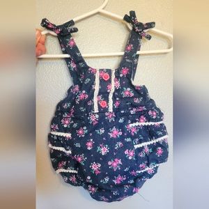 Baby Floral Romper Baby Girl 0-3m